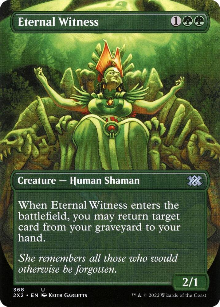 Eternal Witness (Borderless Alternate Art) [Double Masters 2022]