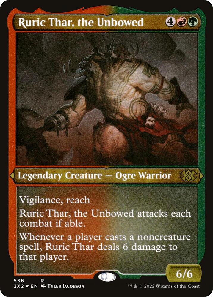 Ruric Thar, the Unbowed (Foil Etched) [Double Masters 2022]