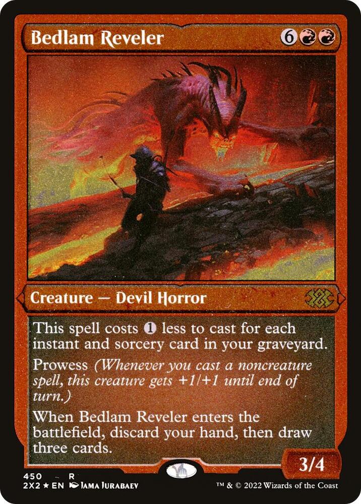 Bedlam Reveler (Foil Etched) [Double Masters 2022]