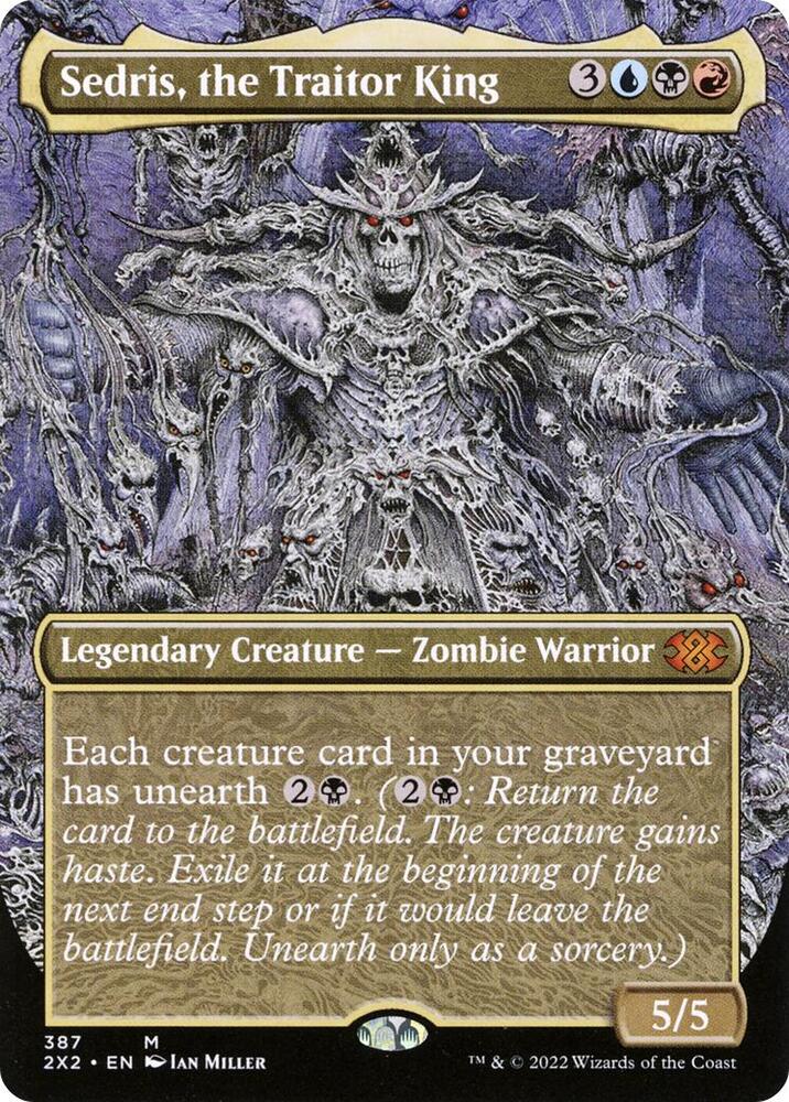 Sedris, the Traitor King (Borderless Alternate Art) [Double Masters 2022]