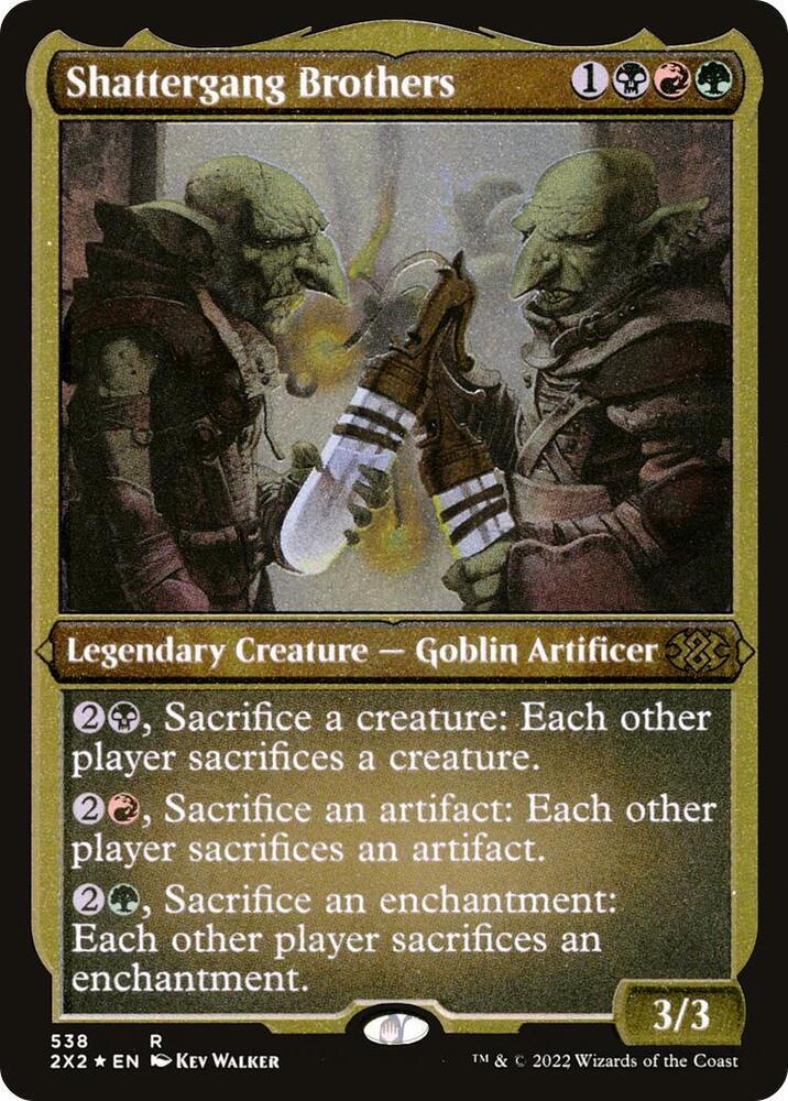 Shattergang Brothers (Foil Etched) [Double Masters 2022]