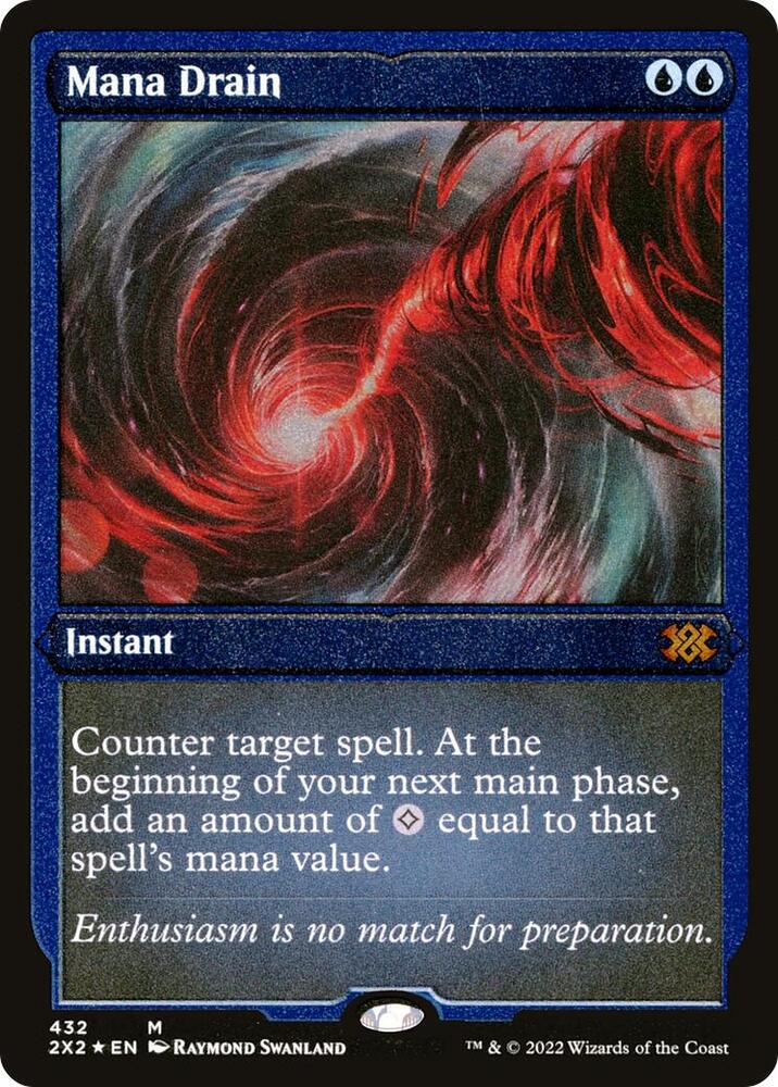 Mana Drain (Foil Etched) [Double Masters 2022]