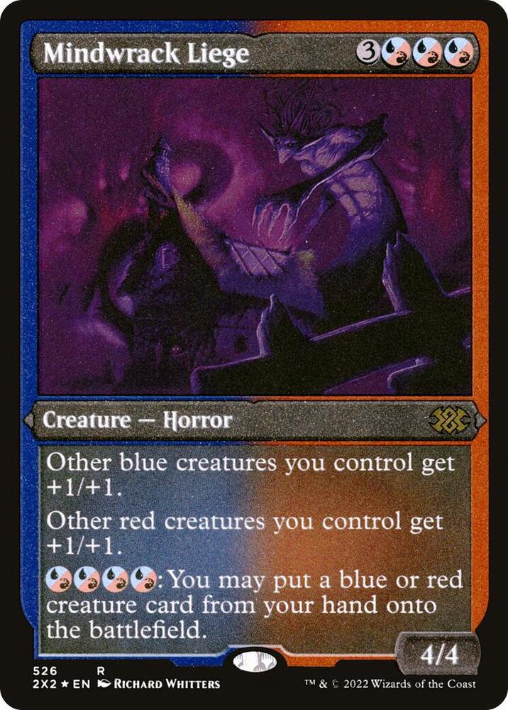 Mindwrack Liege (Foil Etched) [Double Masters 2022]