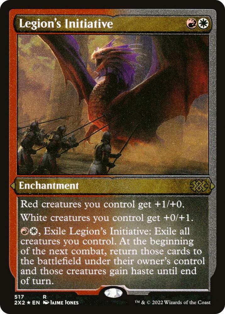Legion's Initiative (Foil Etched) [Double Masters 2022]
