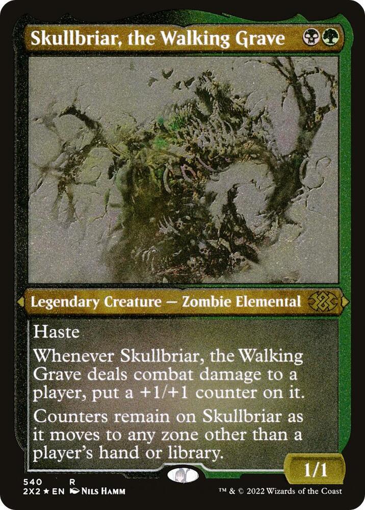 Skullbriar, the Walking Grave (Foil Etched) [Double Masters 2022]