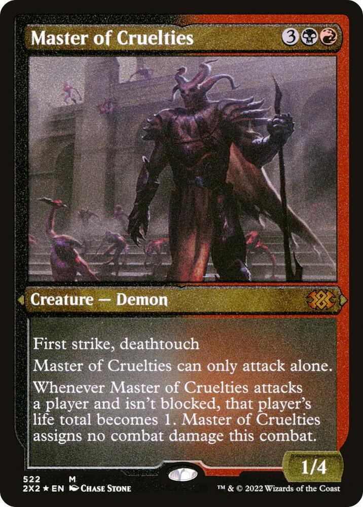 Master of Cruelties (Foil Etched) [Double Masters 2022]