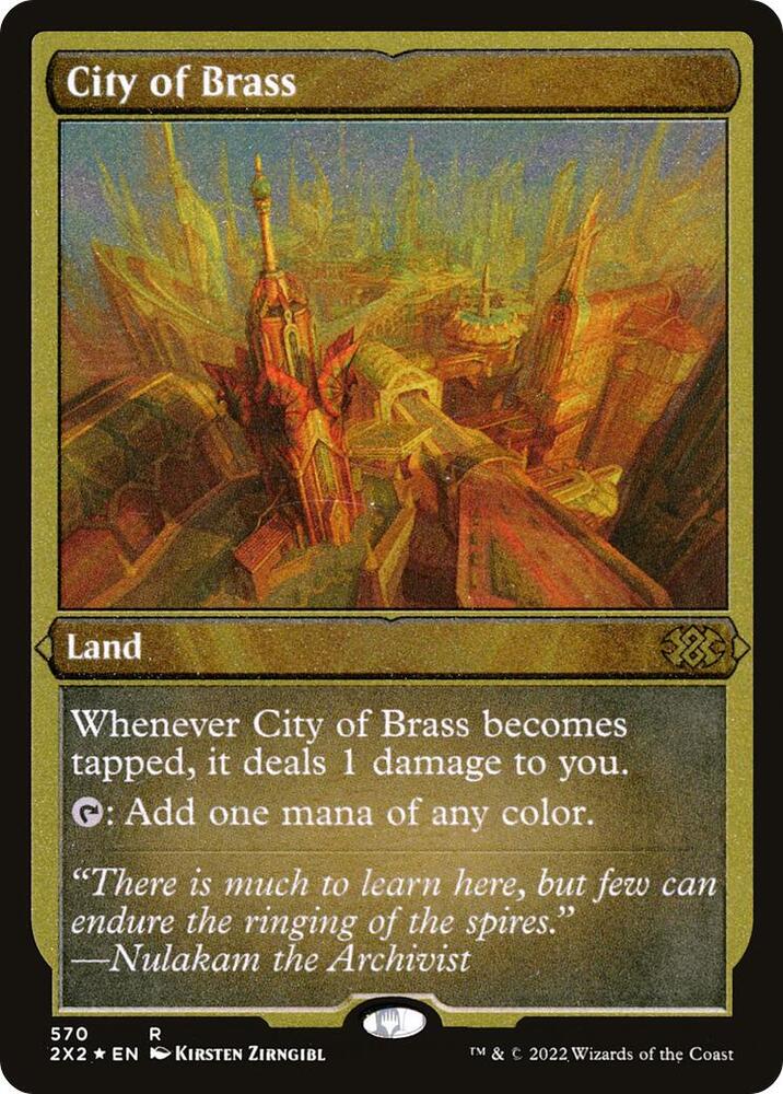 City of Brass (Foil Etched) [Double Masters 2022]