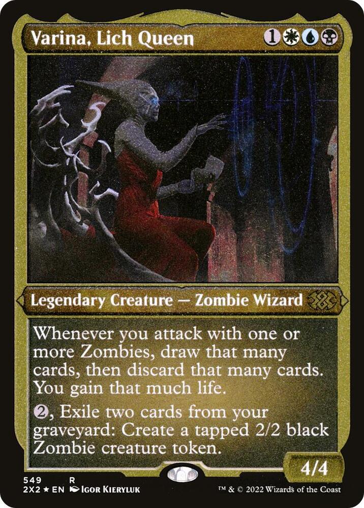 Varina, Lich Queen (Foil Etched) [Double Masters 2022]