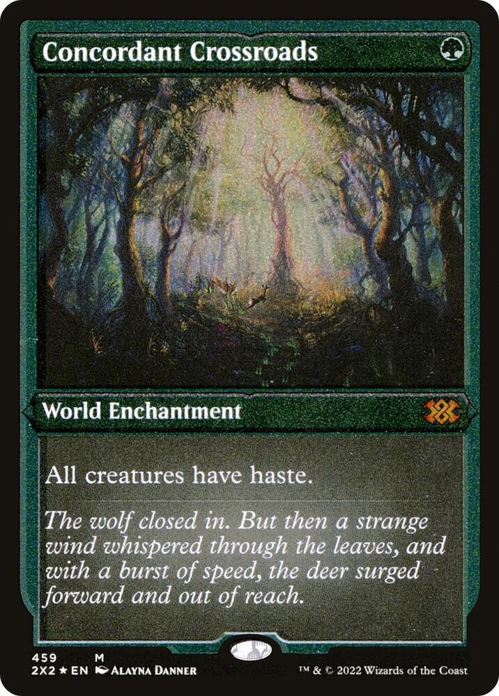 Concordant Crossroads (Foil Etched) [Double Masters 2022]