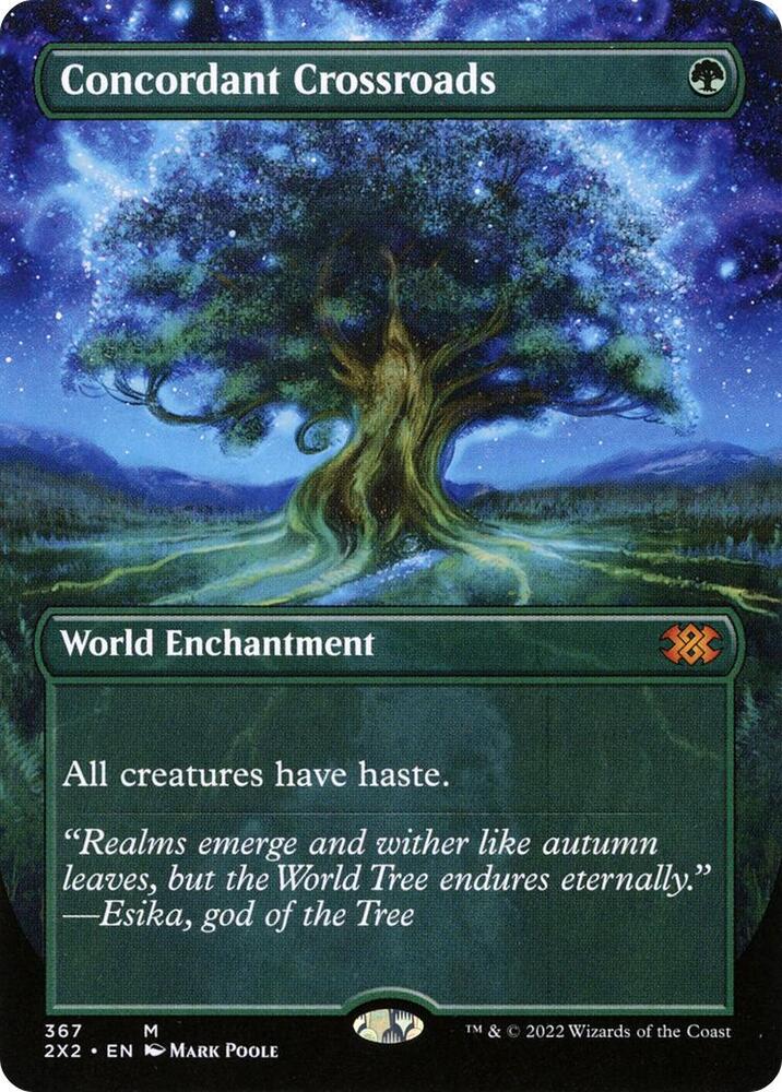 Concordant Crossroads (Borderless Alternate Art) [Double Masters 2022]