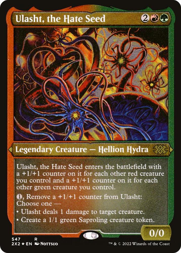 Ulasht, the Hate Seed (Foil Etched) [Double Masters 2022]
