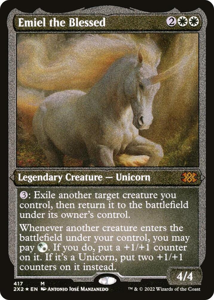 Emiel the Blessed (Foil Etched) [Double Masters 2022]