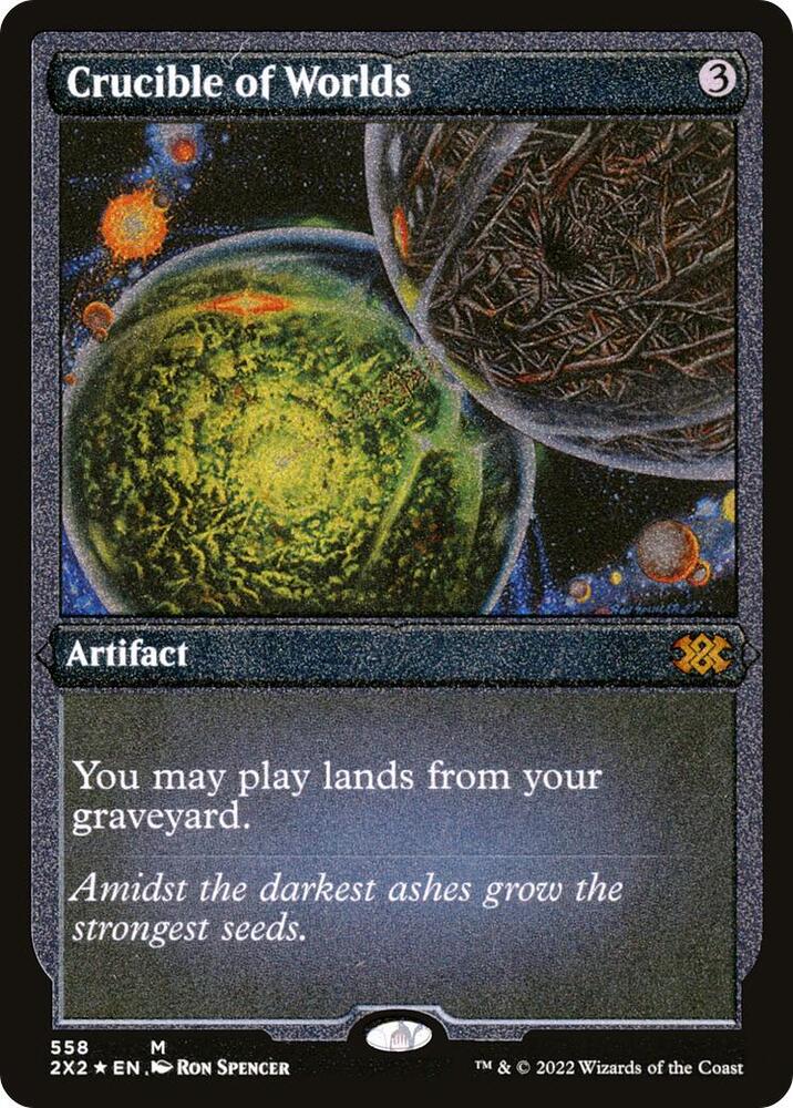 Crucible of Worlds (Foil Etched) [Double Masters 2022]