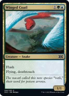 Winged Coatl [Double Masters 2022]