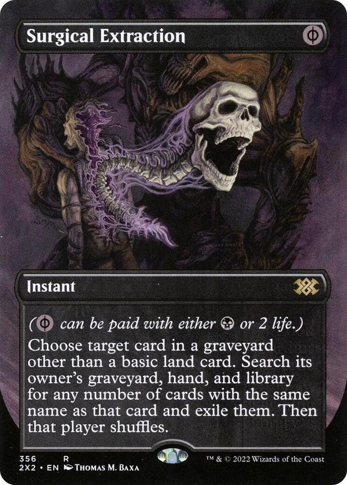 Surgical Extraction (Borderless Alternate Art) [Double Masters 2022]