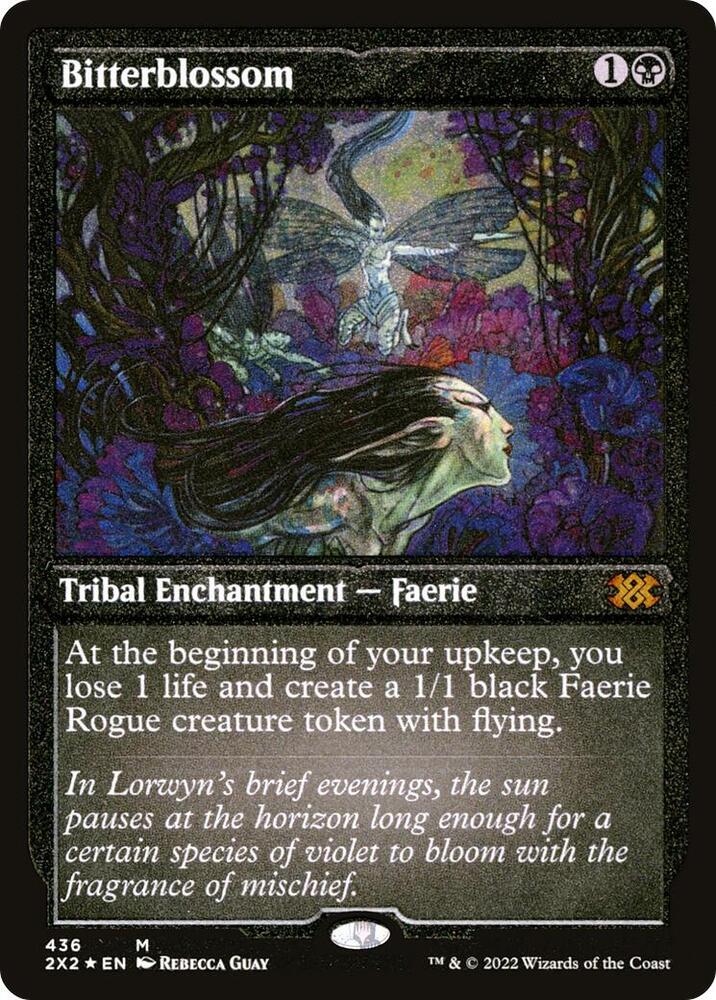 Bitterblossom (Foil Etched) [Double Masters 2022]