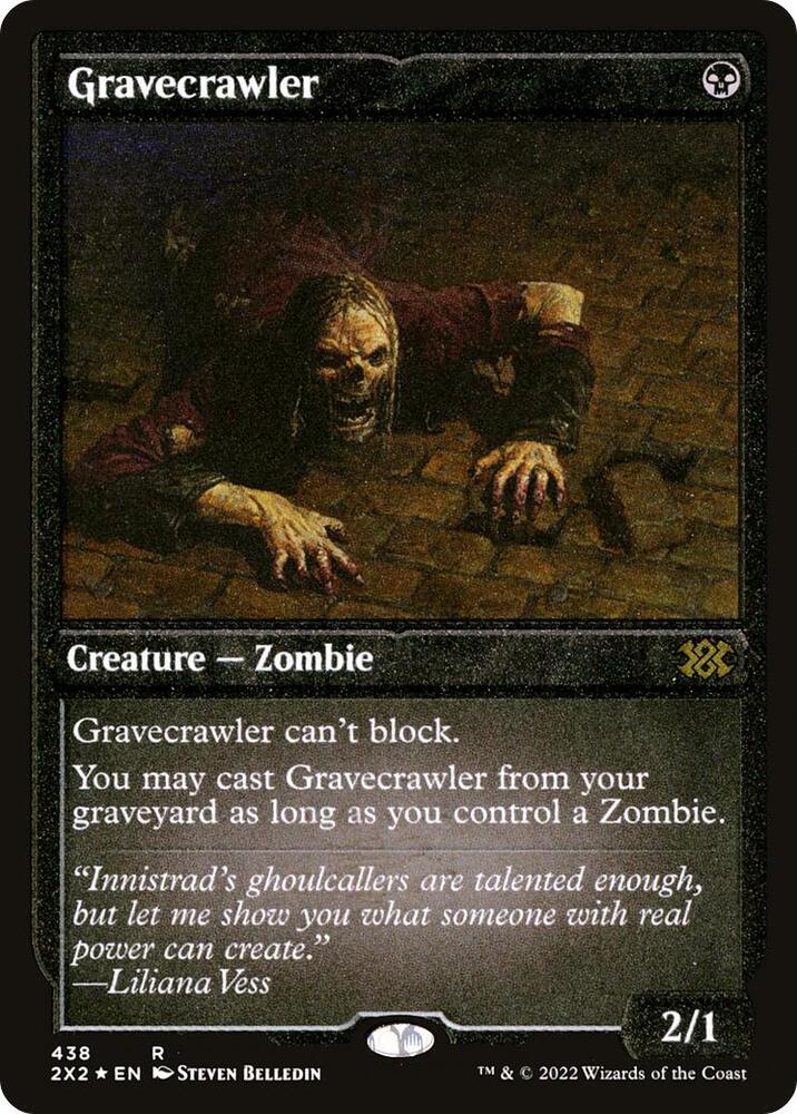 Gravecrawler (Foil Etched) [Double Masters 2022]