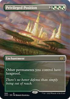 Privileged Position (Borderless Alternate Art) [Double Masters 2022]