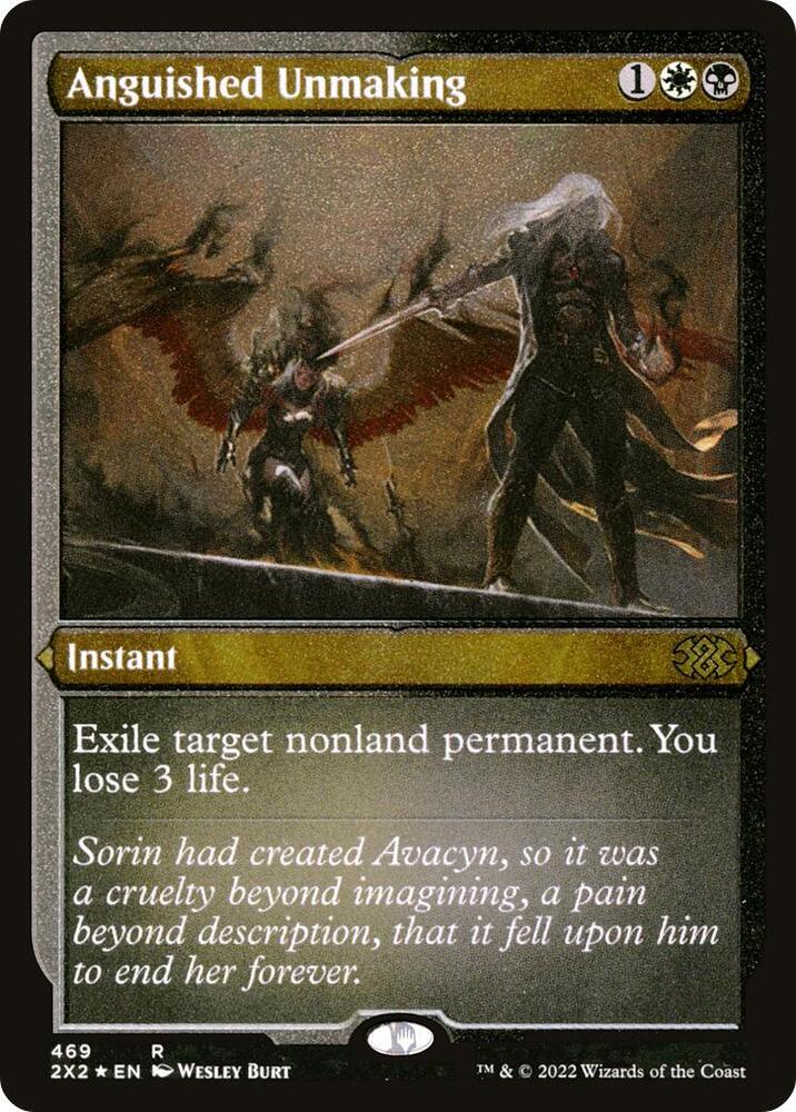 Anguished Unmaking (Foil Etched) [Double Masters 2022]