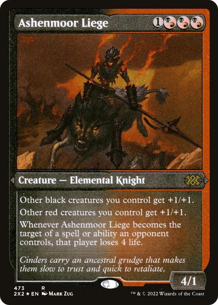 Ashenmoor Liege (Foil Etched) [Double Masters 2022]