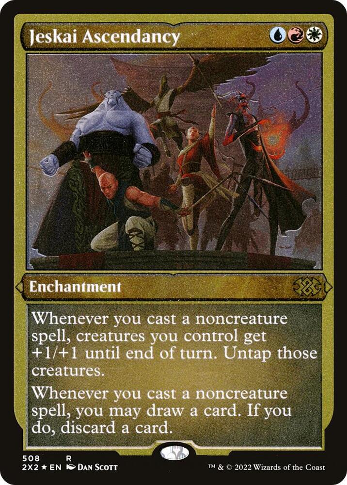 Jeskai Ascendancy (Foil Etched) [Double Masters 2022]