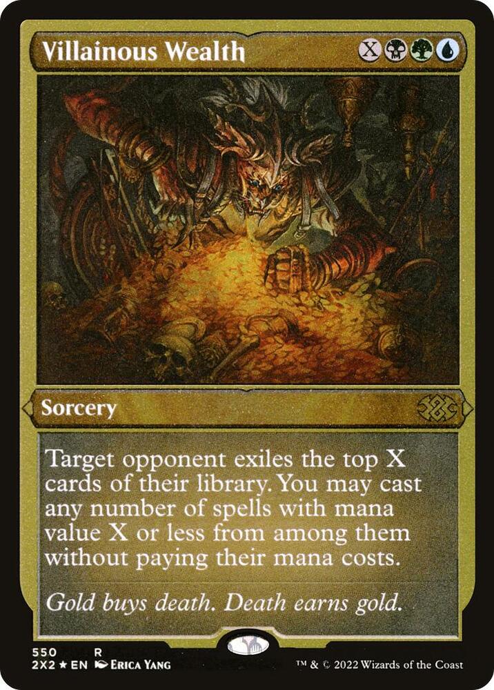 Villainous Wealth (Foil Etched) [Double Masters 2022]