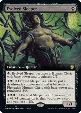 Evolved Sleeper (Extended Art) [Dominaria United]