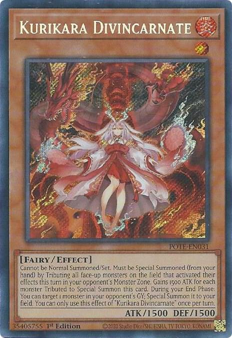Kurikara Divincarnate [POTE-EN031] Secret Rare
