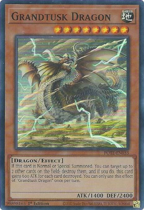 Grandtusk Dragon [POTE-EN033] Super Rare