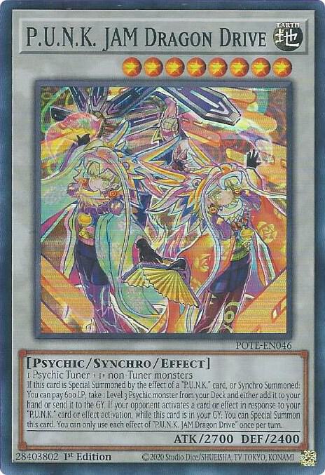 P.U.N.K. JAM Dragon Drive [POTE-EN046] Super Rare