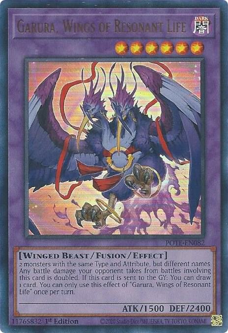 Garura, Wings of Resonant Life [POTE-EN082] Ultra Rare