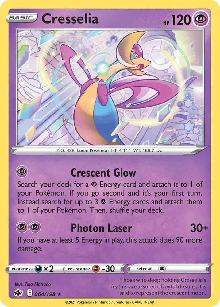 Cresselia (064/198) (Theme Deck Exclusive) [Sword & Shield: Chilling Reign]