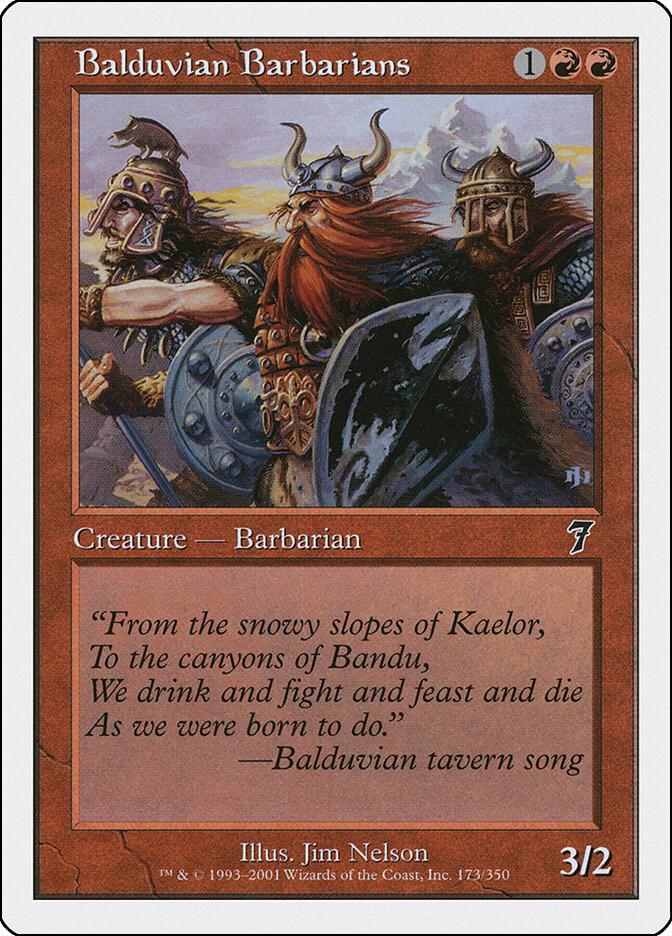 Balduvian Barbarians [Seventh Edition]