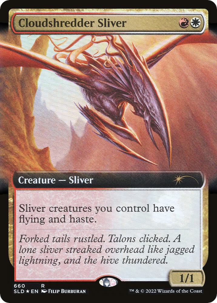 Cloudshredder Sliver (Extended Art) [Secret Lair Drop Promos]