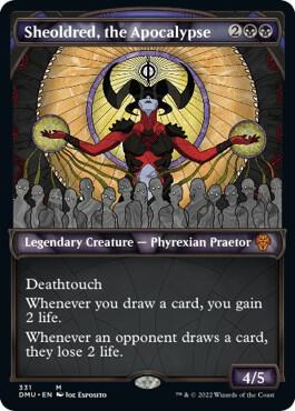 Sheoldred, the Apocalypse (Showcase Textured) [Dominaria United]