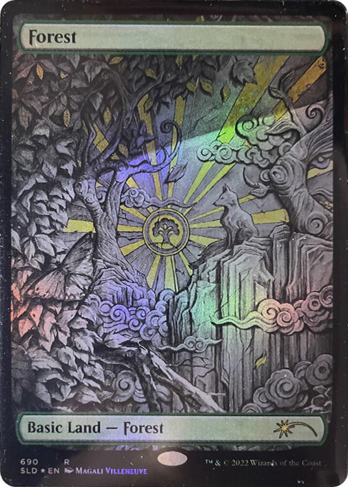 Forest (690) (Sketch) [Secret Lair Drop Promos]