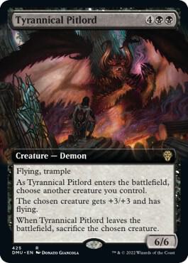 Tyrannical Pitlord (Extended Art) [Dominaria United]