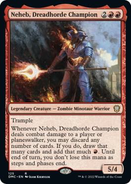 Neheb, Dreadhorde Champion [Dominaria United Commander]