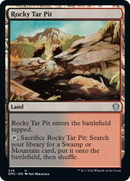 Rocky Tar Pit [Dominaria United Commander]