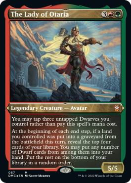 The Lady of Otaria (Foil Etched) [Dominaria United Commander]