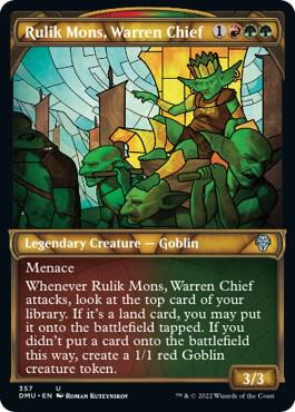 Rulik Mons, Warren Chief (Showcase Textured) [Dominaria United]