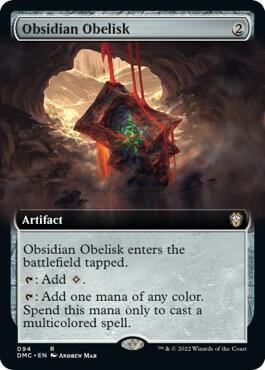 Obsidian Obelisk (Extended Art) [Dominaria United Commander]