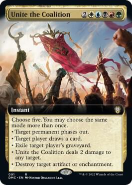 Unite the Coalition (Extended Art) [Dominaria United Commander]