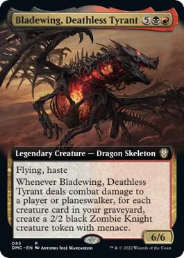 Bladewing, Deathless Tyrant (Extended Art) [Dominaria United Commander]