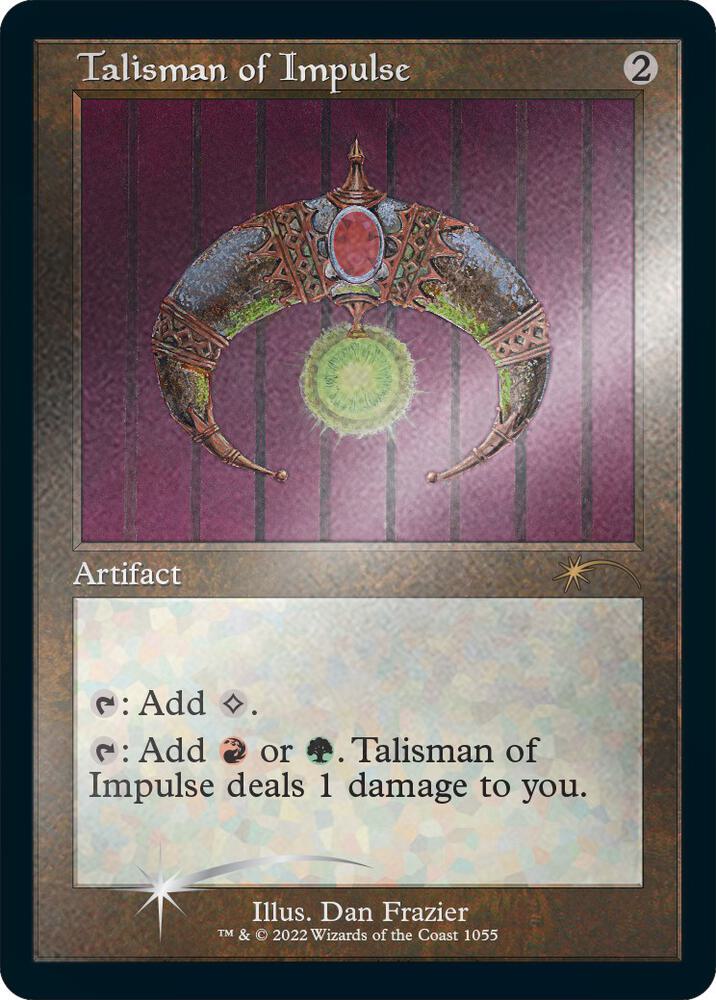 Talisman of Impulse (Foil Etched) [Secret Lair Drop Series]
