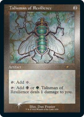 Talisman of Resilience (Foil Etched) [Secret Lair Drop Series]