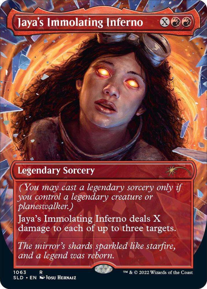 Jaya's Immolating Inferno (Borderless) [Secret Lair Drop Series]