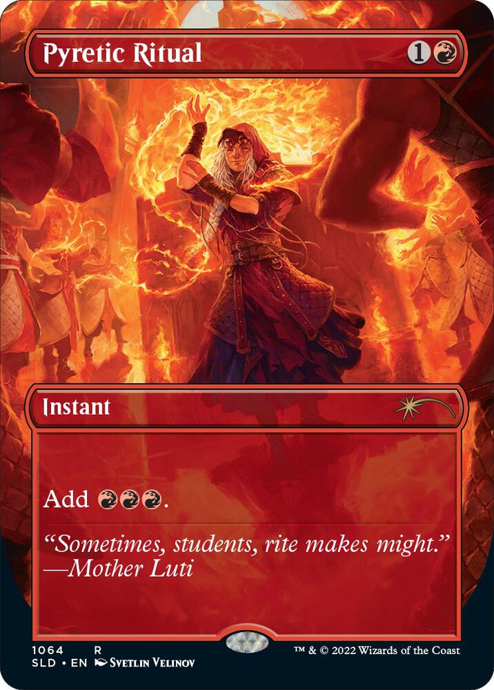 Pyretic Ritual (Borderless) [Secret Lair Drop Series]