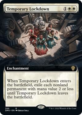 Temporary Lockdown (Extended Art) [Dominaria United]