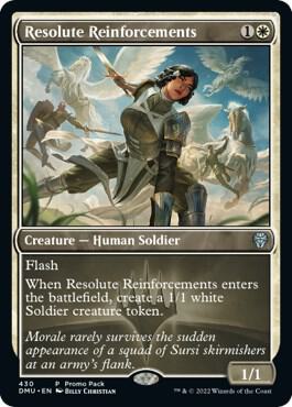 Resolute Reinforcements (Promo Pack) [Dominaria United Promos]
